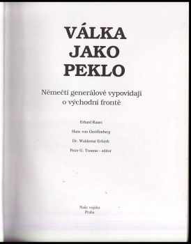 Erhard Rauss: Válka jako peklo