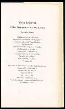 Jaromír Jindra: Válka královen