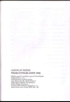 Jaroslav Hrbek: Válka o Falklandy 1982
