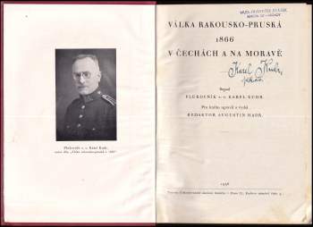 Karel Kudr: Válka rakousko-pruská 1866 v Čechách a na Moravě