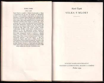 Karel Čapek: Válka s mloky