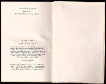 Karel Čapek: Válka s mloky