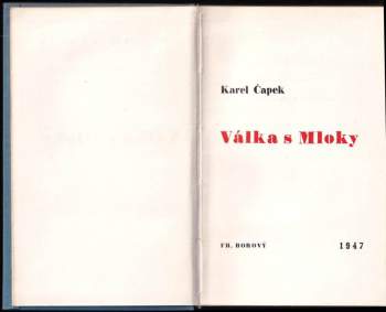 Karel Čapek: Válka s mloky