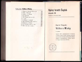 Karel Čapek: Válka s mloky