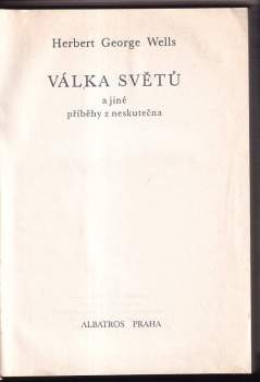 H. G Wells: Válka světů a jiné příběhy z neskutečna