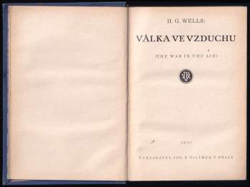 H. G Wells: Válka ve vzduchu