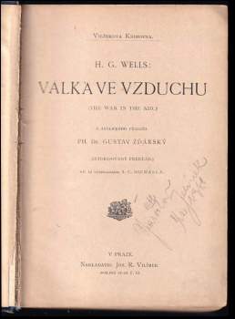 H. G Wells: Válka ve vzduchu