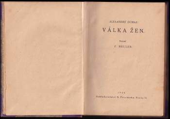 Alexandre Dumas: Válka žen