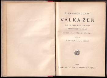 Alexandre Dumas: Válka žen