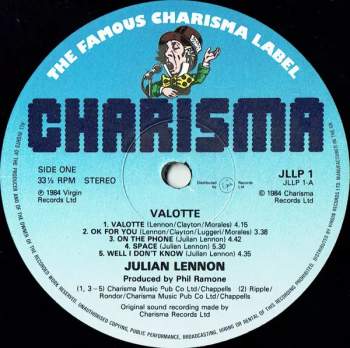 Julian Lennon: Valotte