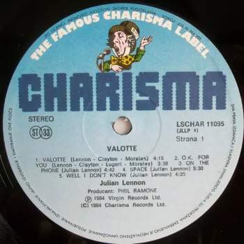 Julian Lennon: Valotte