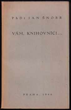 Vám, knihovníci