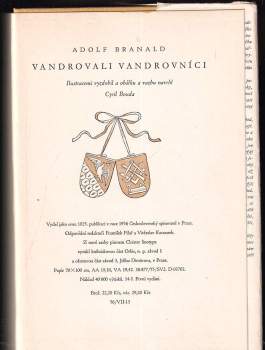 Adolf Branald: Vandrovali vandrovníci