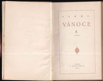 Gustav Jaroš-Gamma: Vánoce