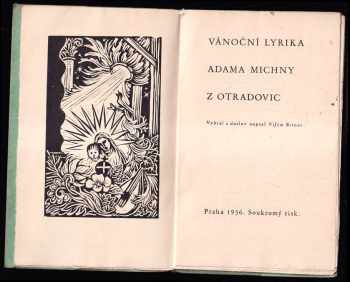 Adam Václav Michna Z Otradovic: Vánoční lyrika Adama Michny z Otradovic