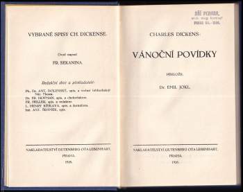 Charles Dickens: Vánoční povídky