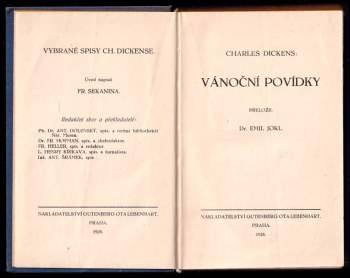 Charles Dickens: Vánoční povídky