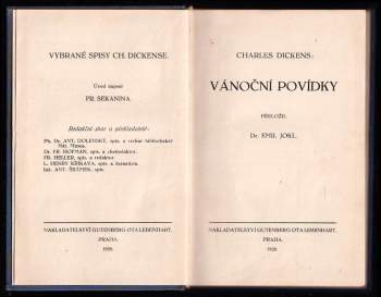 Charles Dickens: Vánoční povídky