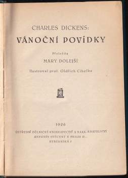 Charles Dickens: Vánoční povídky
