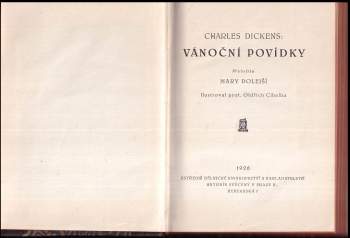 Charles Dickens: Vánoční povídky