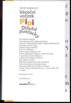 Astrid Lindgren: Vánoční večírek Pipi Dlouhé punčochy