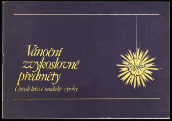 Vánoční zvykoslovné předměty