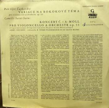 The Czech Philharmonic Orchestra: Variace Na Rokokové Téma / Koncert Č. 1 A-Moll Pro Violoncello A Orchestr, Op. 33