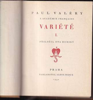 Paul Valéry: Variété