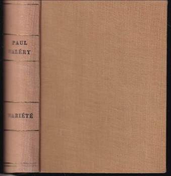 Paul Valéry: Variété