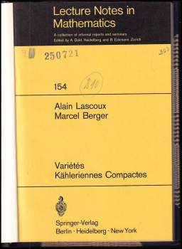 Marcel Berger: Varietes Kähleriennes Compactes