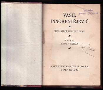 Adolf Zeman: Vasil Innokentějevič