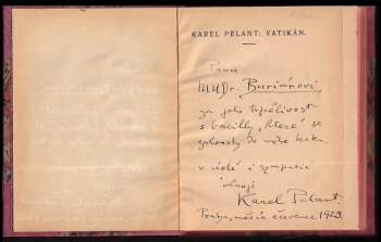 Karel Pelant: Vatikán