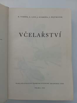 Jaroslav Svoboda: Včelařství