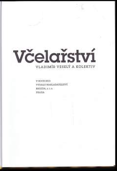 Vladimír Veselý: Včelařství