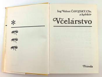 Valent Čavojský: Včelárstvo