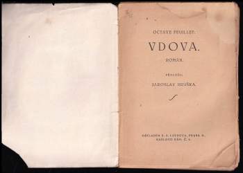 Octave Feuillet: Vdova