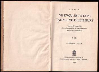 Zdeněk Matěj Kuděj: Ve dvou se to lépe táhne