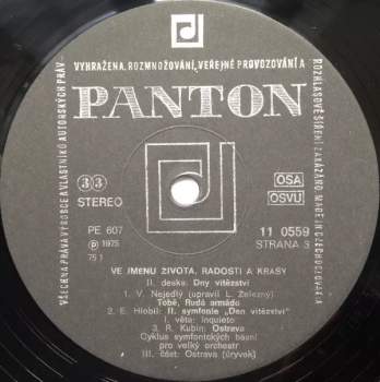 Various: Ve Jménu Života Radosti A Krásy (3xLP+BOX+BOOKLET)