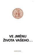 Ve jménu života vašeho