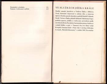 Václav Šašek z Bířkova: Ve službách Jiříka krále