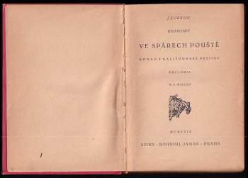 Jackson Gregory: Ve spárech pouště