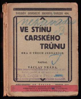 Ve stínu carského trůnu