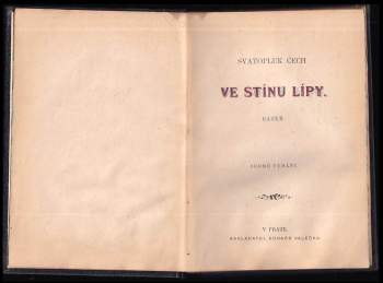 Svatopluk Čech: Ve stínu lípy