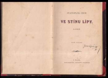 Svatopluk Čech: Ve stínu lípy
