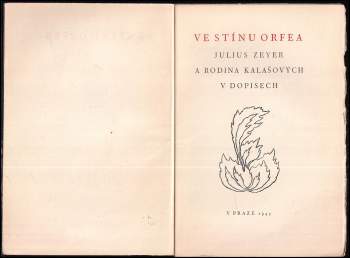Marie Kalašová: Ve stínu Orfea