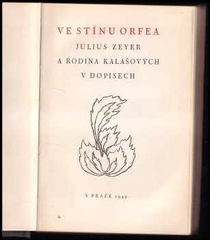 Marie Kalašová: Ve stínu Orfea