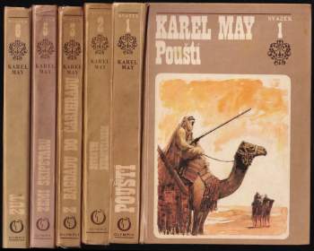 Karl May: NEKOMPLETNÍ Ve stínu Padišáha 1 - 6 - CHYBÍ 4. DÍL - Pouští + Divokým Kurdistánem + Z Bagdádu do Cařihradu + Zemí Škipetarů + Žut