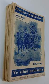 Karl May: Ve stínu palem - sešitové vydání, pouze do strany 308! chybí posledních cca 100 stran - nelze určit