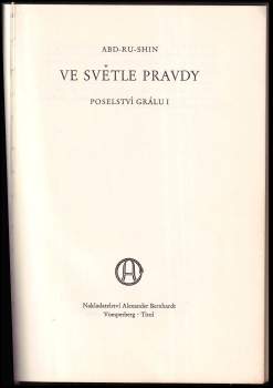 Abd-ru-shin: Ve světle pravdy