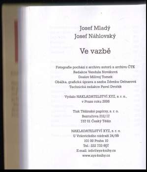 Josef Alois Náhlovský: Ve vazbě